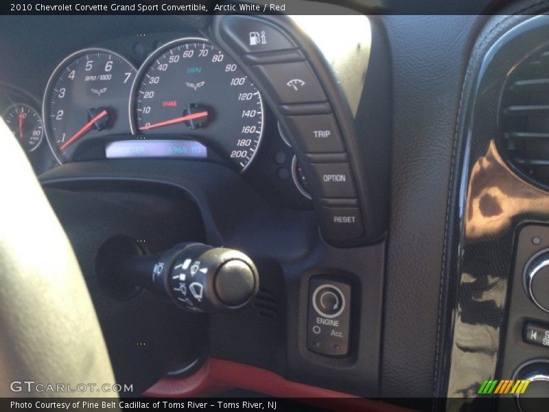 Controls of 2010 Corvette Grand Sport Convertible