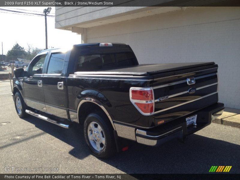 Black / Stone/Medium Stone 2009 Ford F150 XLT SuperCrew