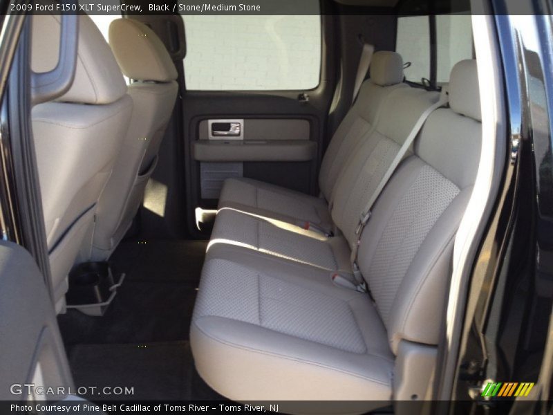 Black / Stone/Medium Stone 2009 Ford F150 XLT SuperCrew