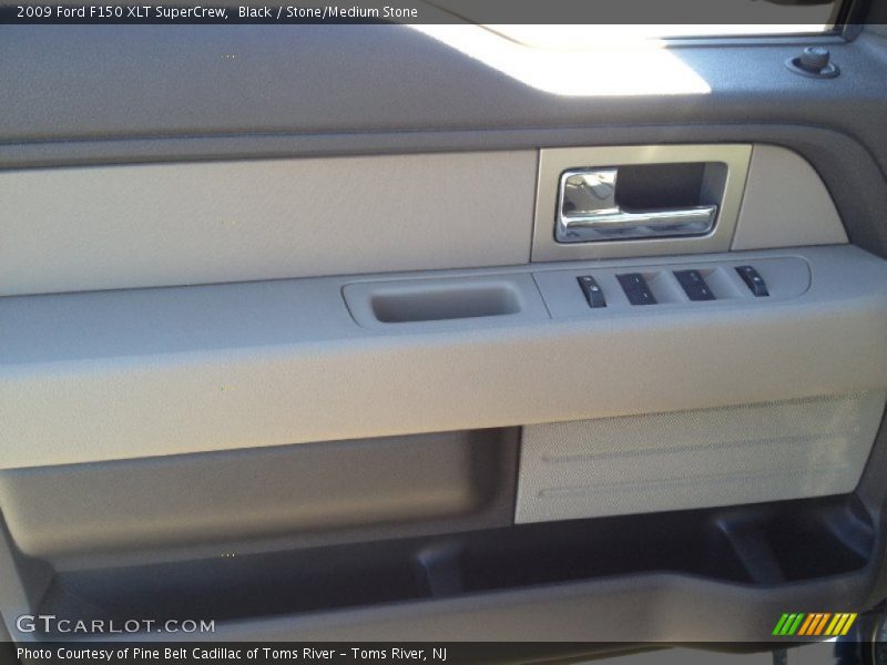 Black / Stone/Medium Stone 2009 Ford F150 XLT SuperCrew