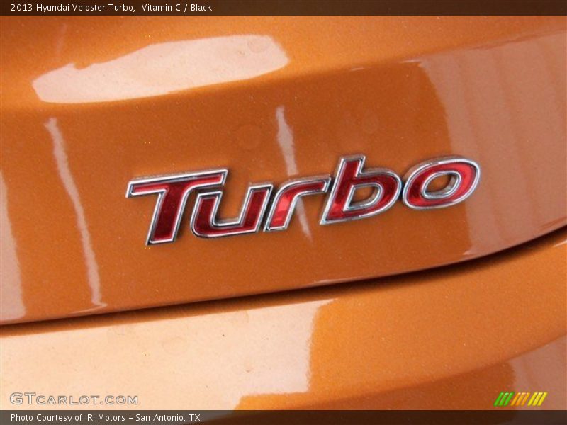 Vitamin C / Black 2013 Hyundai Veloster Turbo