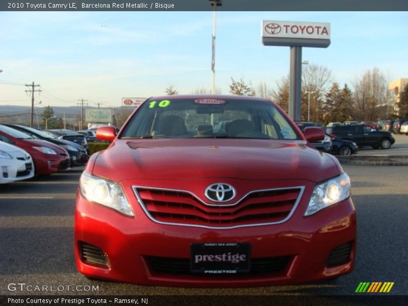 Barcelona Red Metallic / Bisque 2010 Toyota Camry LE