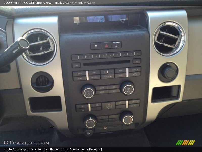 Black / Stone/Medium Stone 2009 Ford F150 XLT SuperCrew