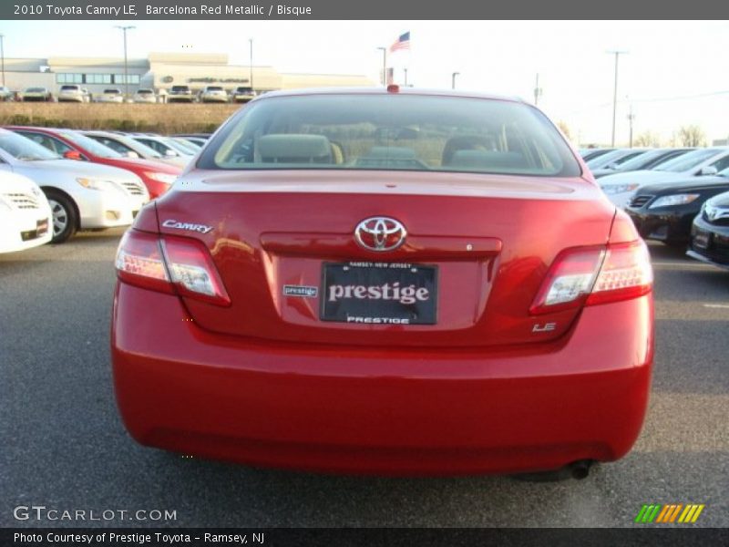 Barcelona Red Metallic / Bisque 2010 Toyota Camry LE