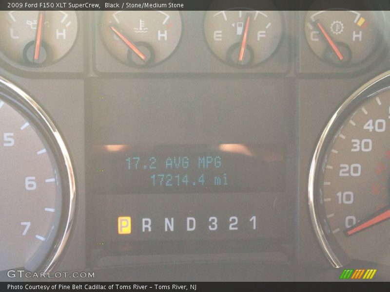 Black / Stone/Medium Stone 2009 Ford F150 XLT SuperCrew