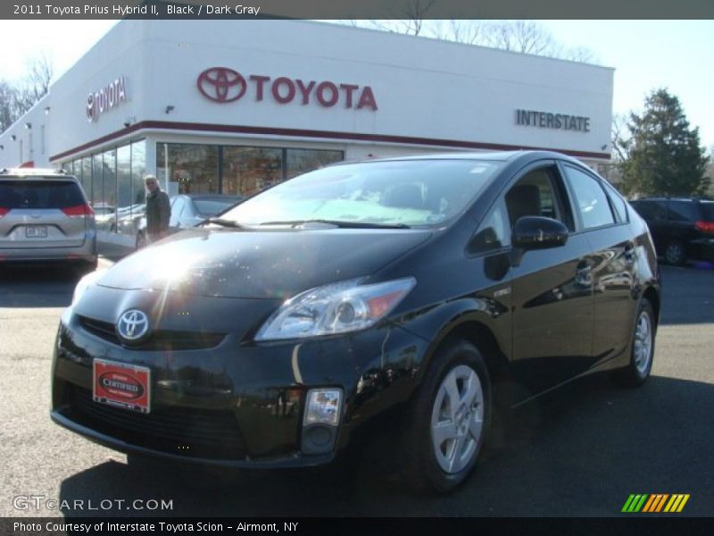 Black / Dark Gray 2011 Toyota Prius Hybrid II