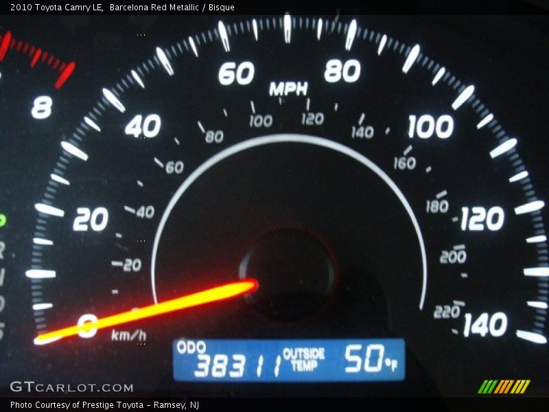 Barcelona Red Metallic / Bisque 2010 Toyota Camry LE