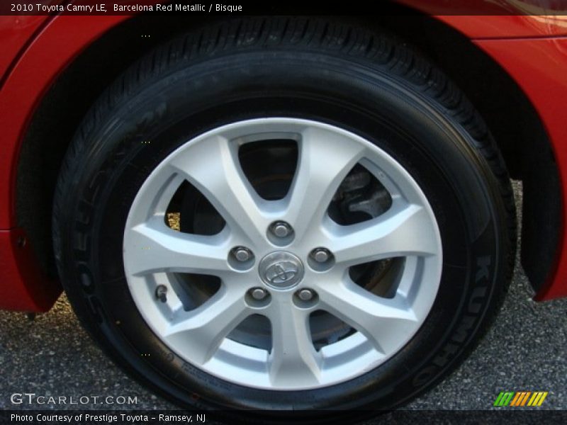 Barcelona Red Metallic / Bisque 2010 Toyota Camry LE