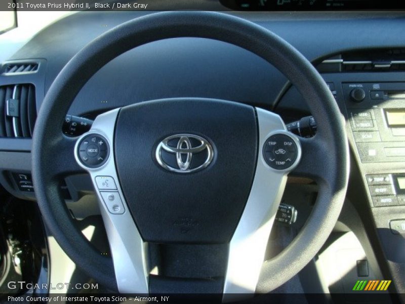 Black / Dark Gray 2011 Toyota Prius Hybrid II