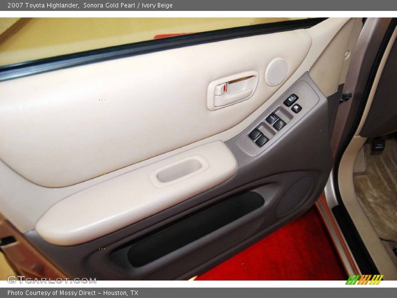 Sonora Gold Pearl / Ivory Beige 2007 Toyota Highlander