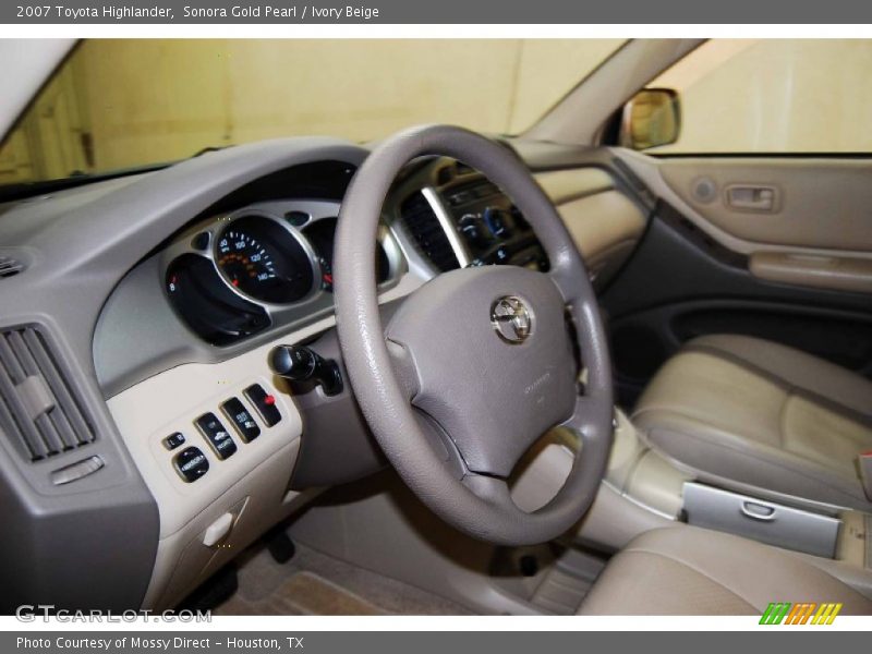 Sonora Gold Pearl / Ivory Beige 2007 Toyota Highlander