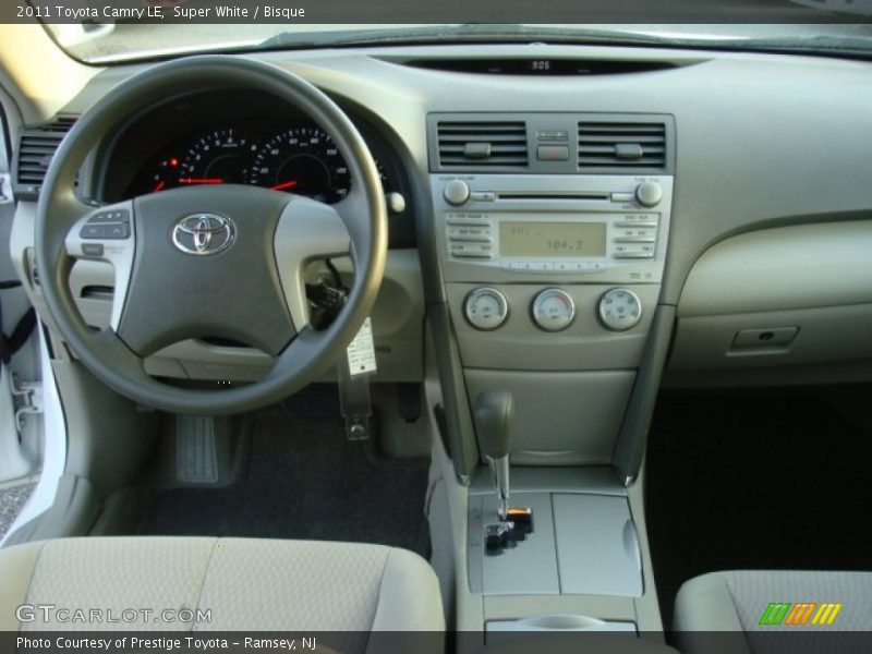 Super White / Bisque 2011 Toyota Camry LE