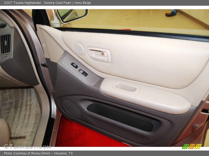 Sonora Gold Pearl / Ivory Beige 2007 Toyota Highlander