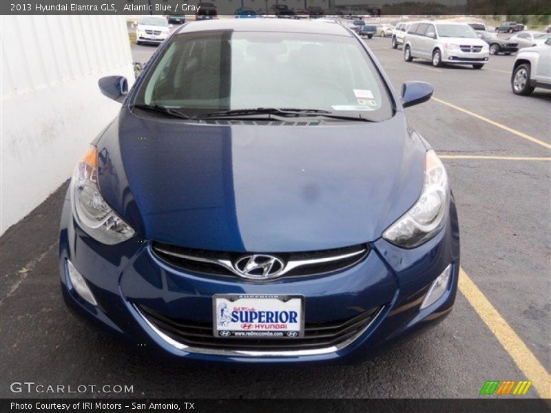 Atlantic Blue / Gray 2013 Hyundai Elantra GLS