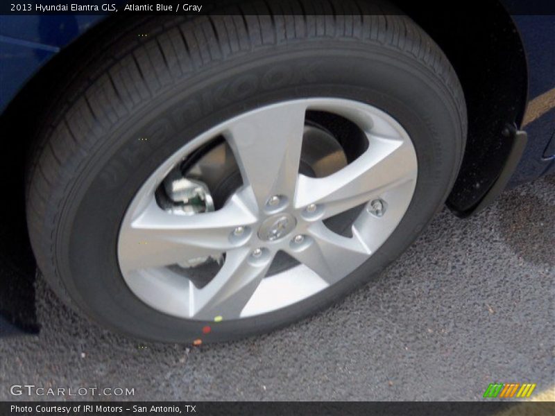 Atlantic Blue / Gray 2013 Hyundai Elantra GLS