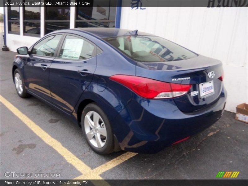 Atlantic Blue / Gray 2013 Hyundai Elantra GLS