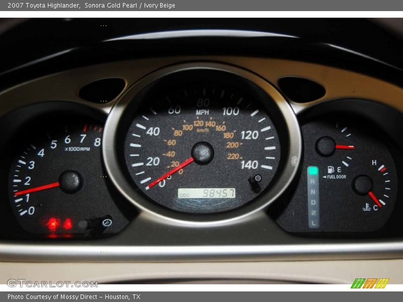 Sonora Gold Pearl / Ivory Beige 2007 Toyota Highlander