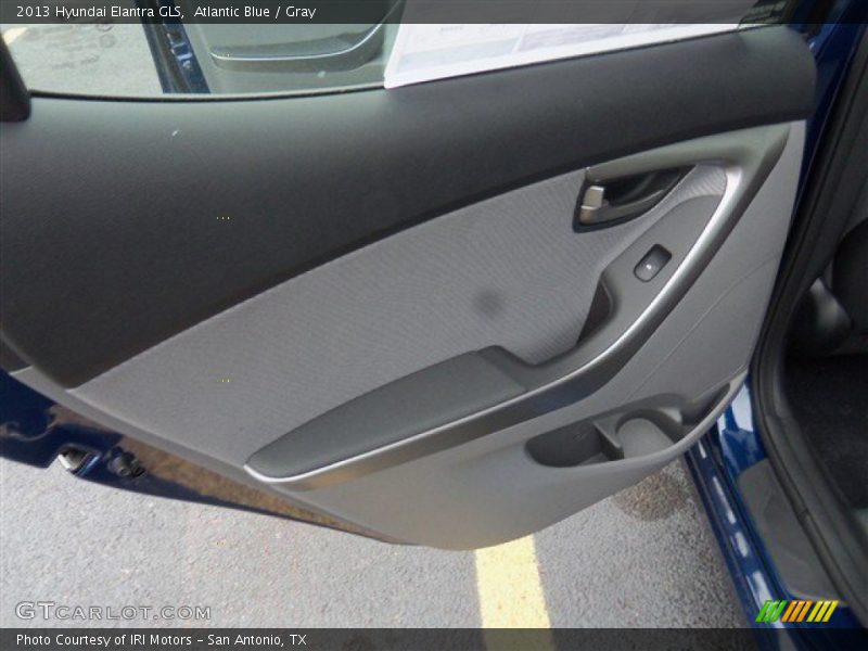 Atlantic Blue / Gray 2013 Hyundai Elantra GLS