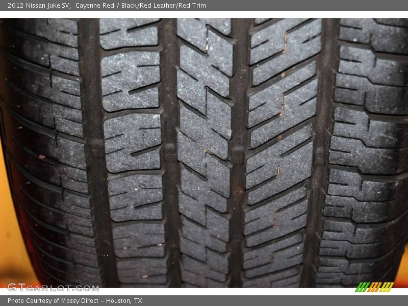 Cayenne Red / Black/Red Leather/Red Trim 2012 Nissan Juke SV
