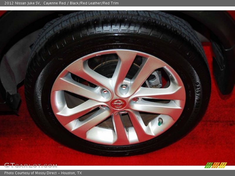 Cayenne Red / Black/Red Leather/Red Trim 2012 Nissan Juke SV