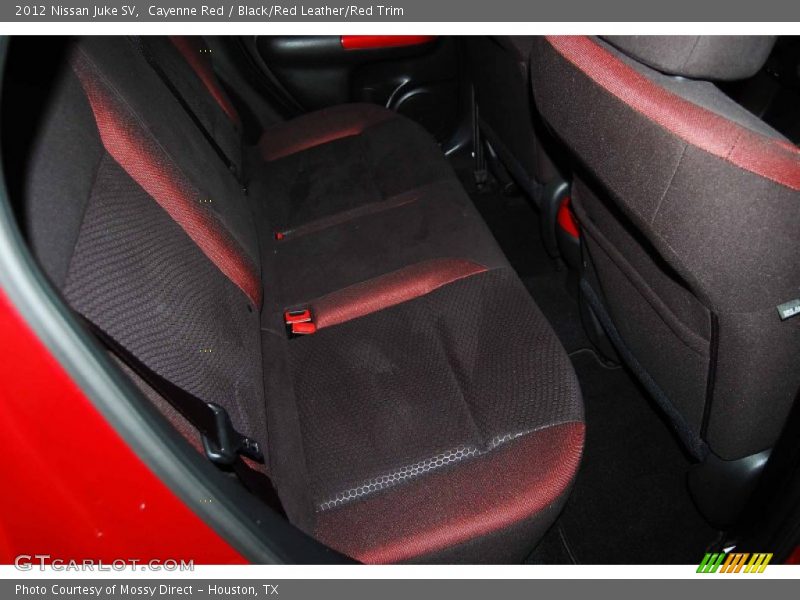 Cayenne Red / Black/Red Leather/Red Trim 2012 Nissan Juke SV