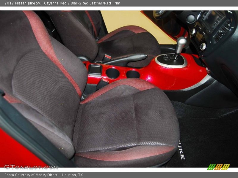 Cayenne Red / Black/Red Leather/Red Trim 2012 Nissan Juke SV