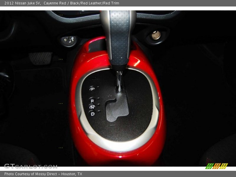 Cayenne Red / Black/Red Leather/Red Trim 2012 Nissan Juke SV