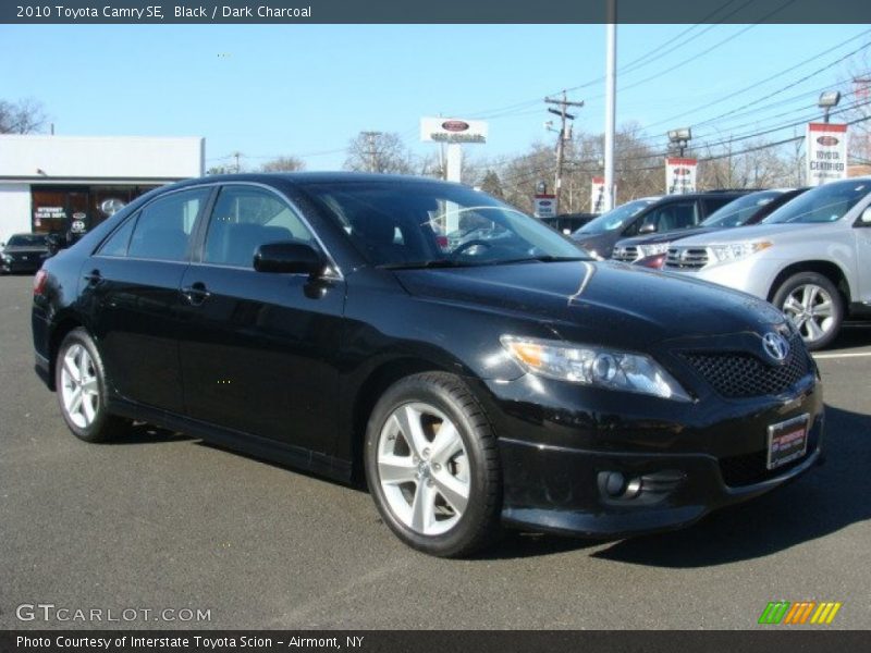Black / Dark Charcoal 2010 Toyota Camry SE