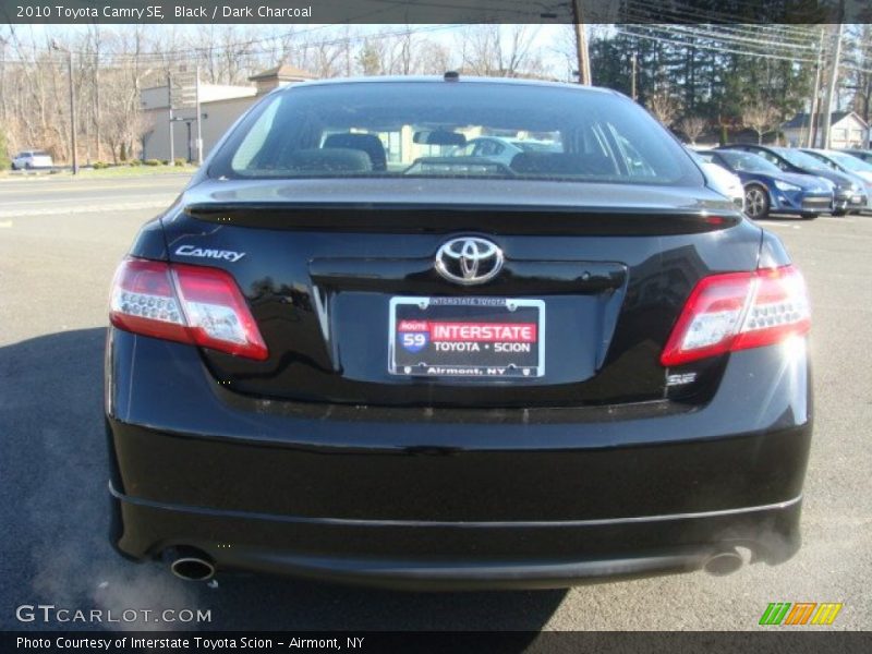 Black / Dark Charcoal 2010 Toyota Camry SE
