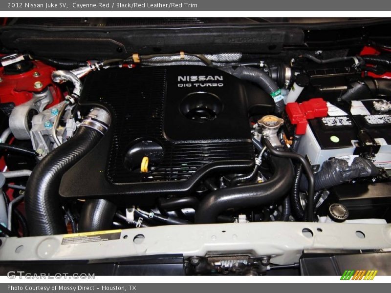 Cayenne Red / Black/Red Leather/Red Trim 2012 Nissan Juke SV