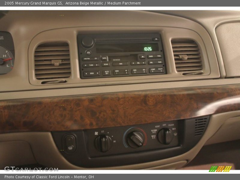 Arizona Beige Metallic / Medium Parchment 2005 Mercury Grand Marquis GS