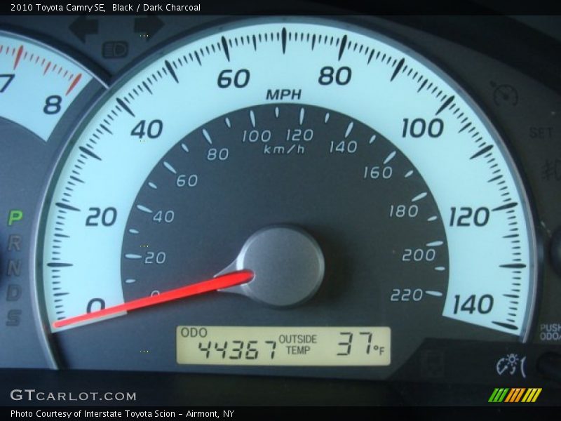 Black / Dark Charcoal 2010 Toyota Camry SE