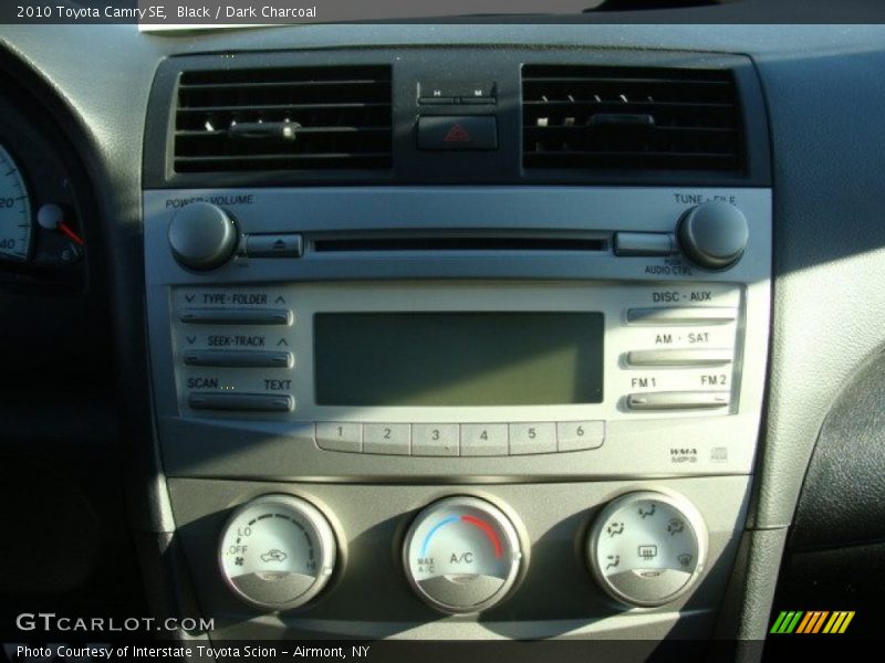 Black / Dark Charcoal 2010 Toyota Camry SE