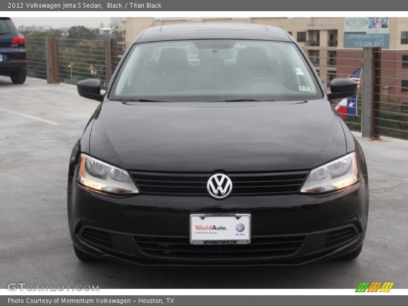 Black / Titan Black 2012 Volkswagen Jetta S Sedan