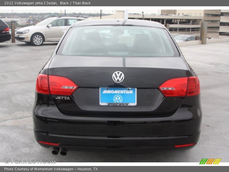 Black / Titan Black 2012 Volkswagen Jetta S Sedan