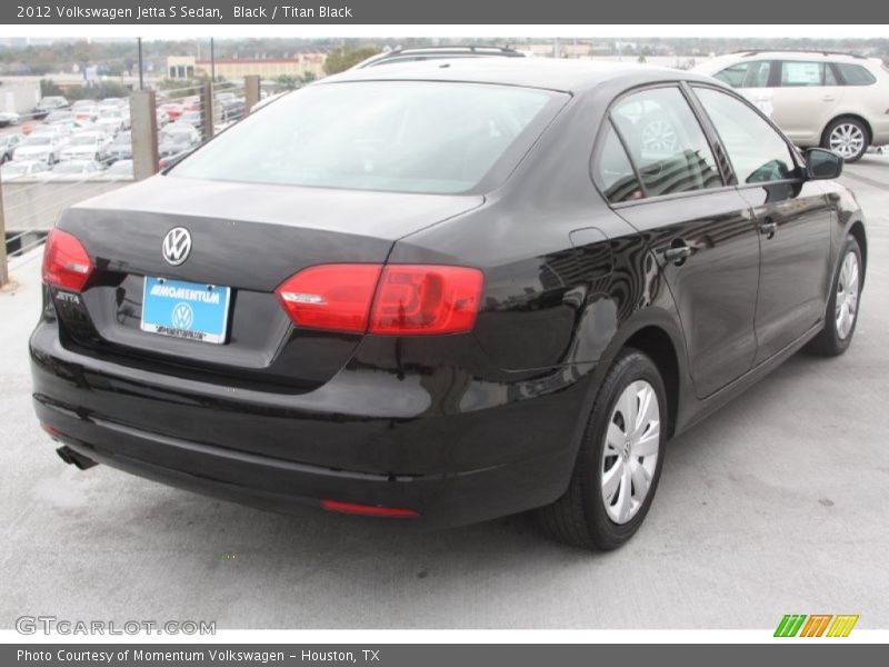 Black / Titan Black 2012 Volkswagen Jetta S Sedan