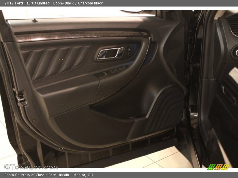 Ebony Black / Charcoal Black 2012 Ford Taurus Limited