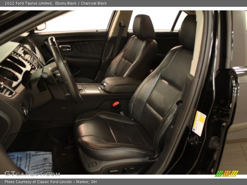 Ebony Black / Charcoal Black 2012 Ford Taurus Limited