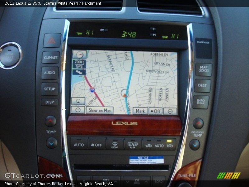 Starfire White Pearl / Parchment 2012 Lexus ES 350