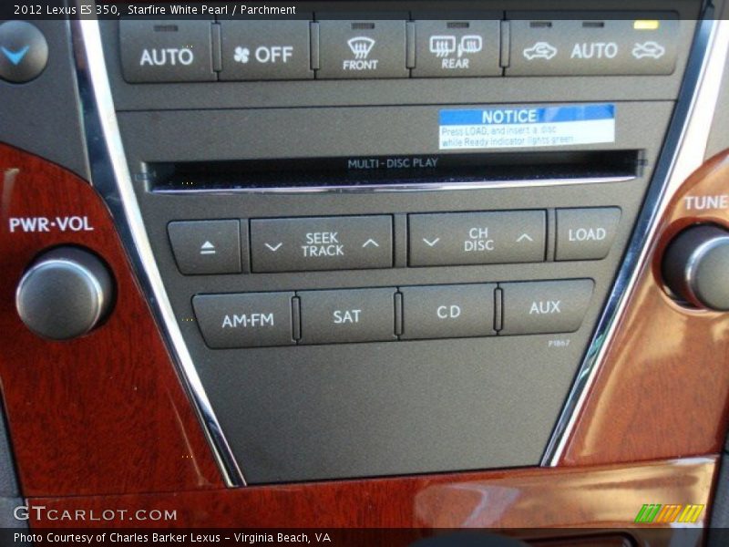 Starfire White Pearl / Parchment 2012 Lexus ES 350