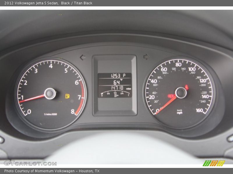 Black / Titan Black 2012 Volkswagen Jetta S Sedan