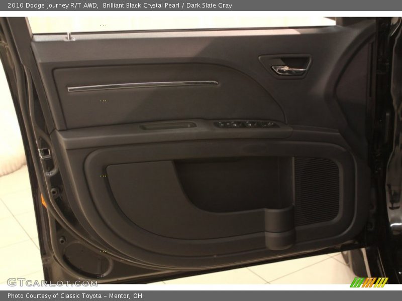 Brilliant Black Crystal Pearl / Dark Slate Gray 2010 Dodge Journey R/T AWD