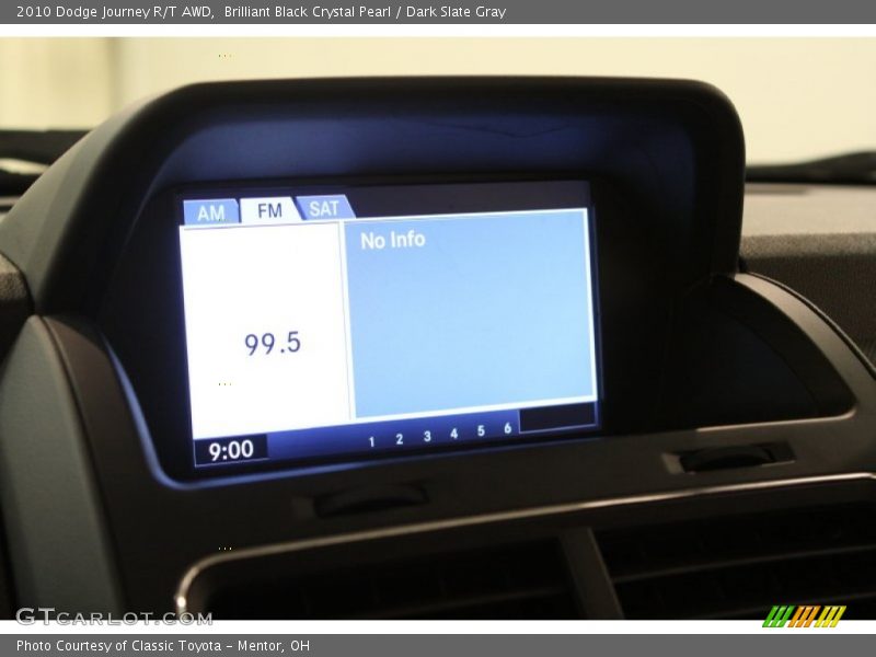 Brilliant Black Crystal Pearl / Dark Slate Gray 2010 Dodge Journey R/T AWD