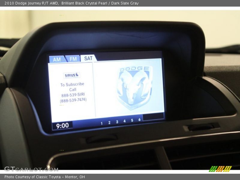 Brilliant Black Crystal Pearl / Dark Slate Gray 2010 Dodge Journey R/T AWD