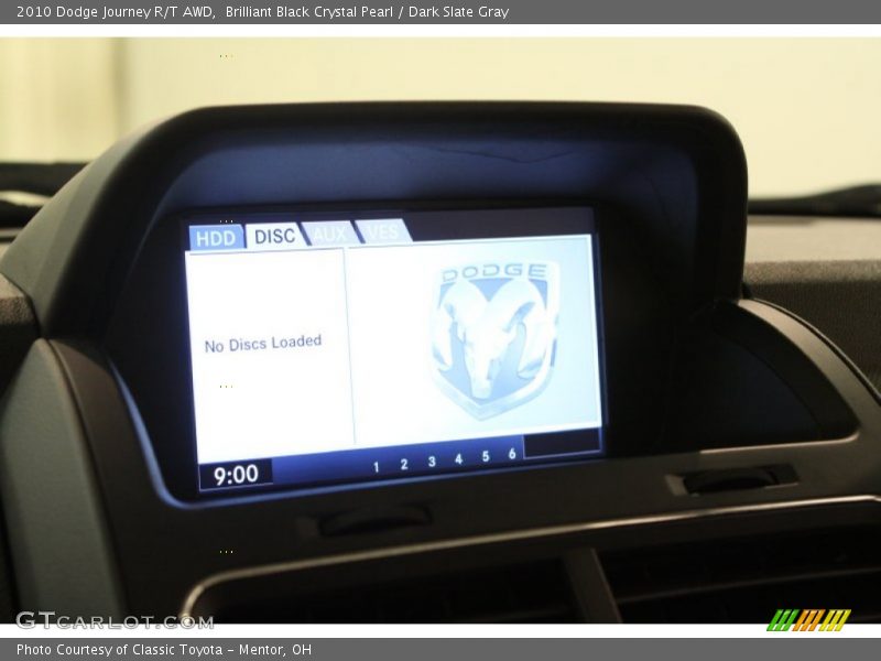 Brilliant Black Crystal Pearl / Dark Slate Gray 2010 Dodge Journey R/T AWD