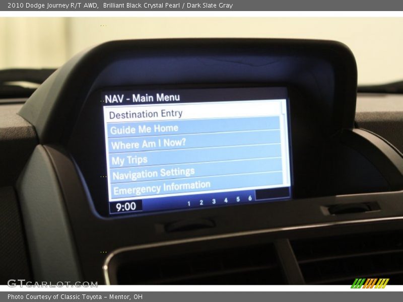 Brilliant Black Crystal Pearl / Dark Slate Gray 2010 Dodge Journey R/T AWD