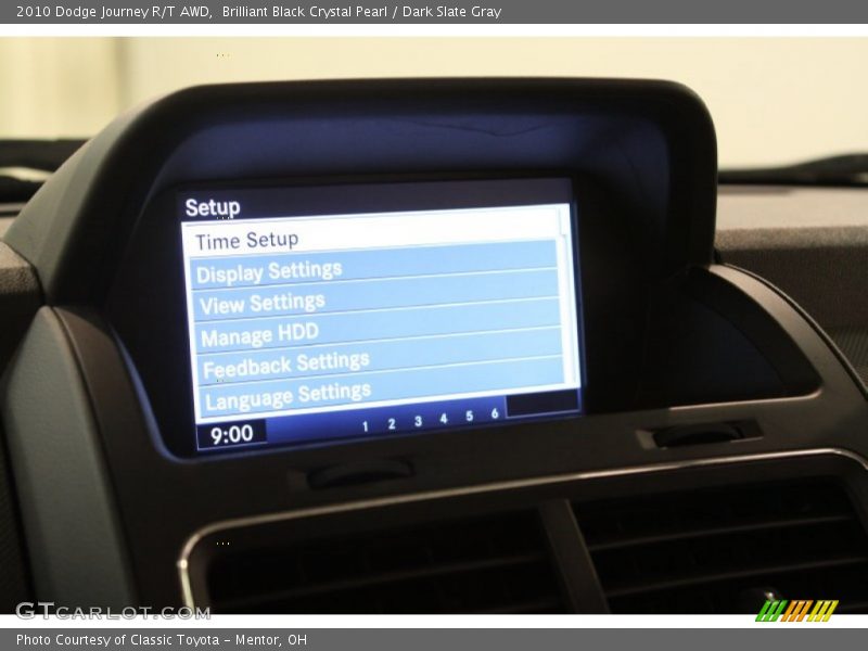Brilliant Black Crystal Pearl / Dark Slate Gray 2010 Dodge Journey R/T AWD