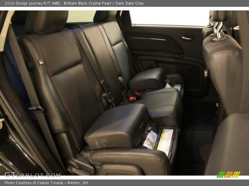 Brilliant Black Crystal Pearl / Dark Slate Gray 2010 Dodge Journey R/T AWD
