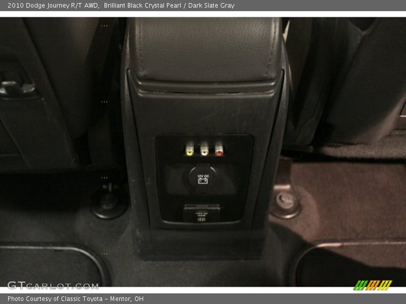 Brilliant Black Crystal Pearl / Dark Slate Gray 2010 Dodge Journey R/T AWD