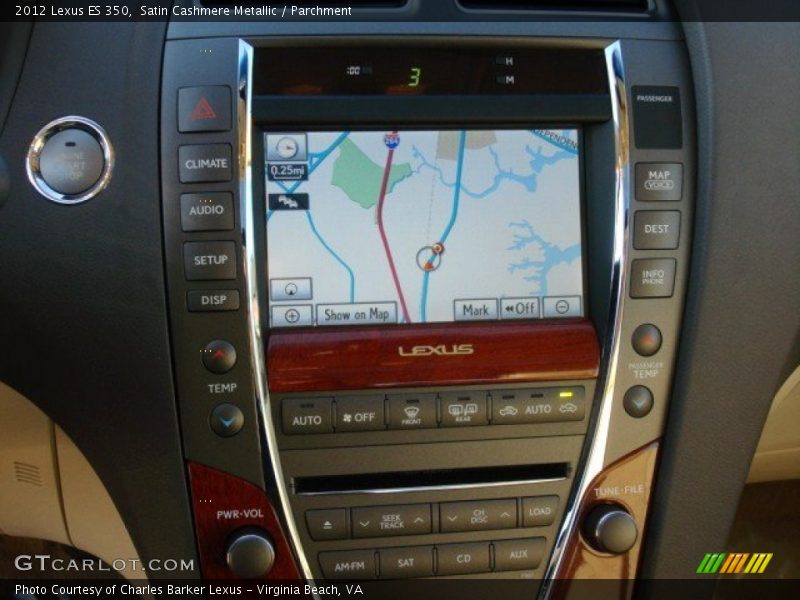 Satin Cashmere Metallic / Parchment 2012 Lexus ES 350